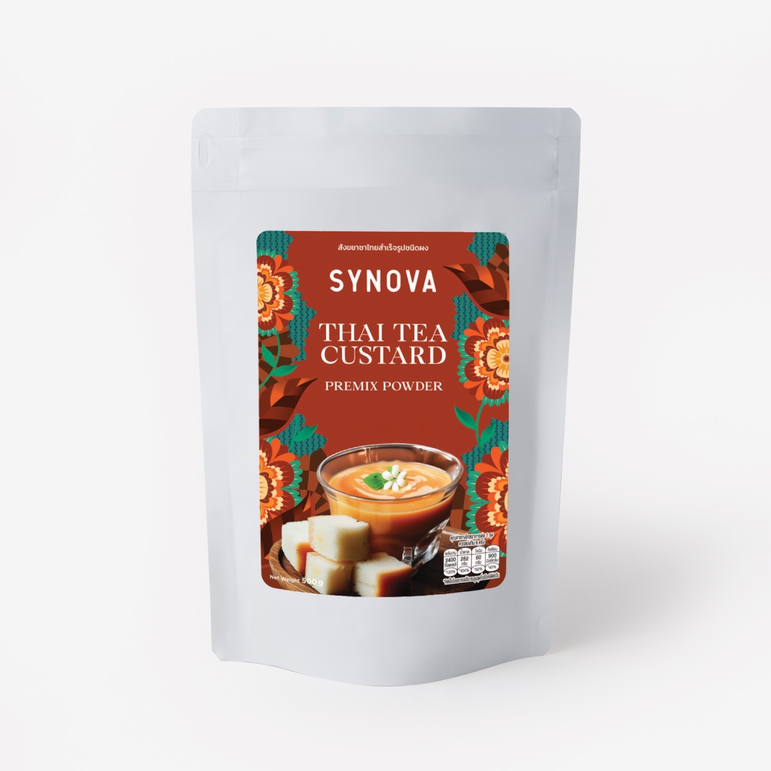 ผงสังขยาสำเร็จรูป SYNOVA : ผงสังขยาชาไทยพรีมิกซ์ (ถุง)
